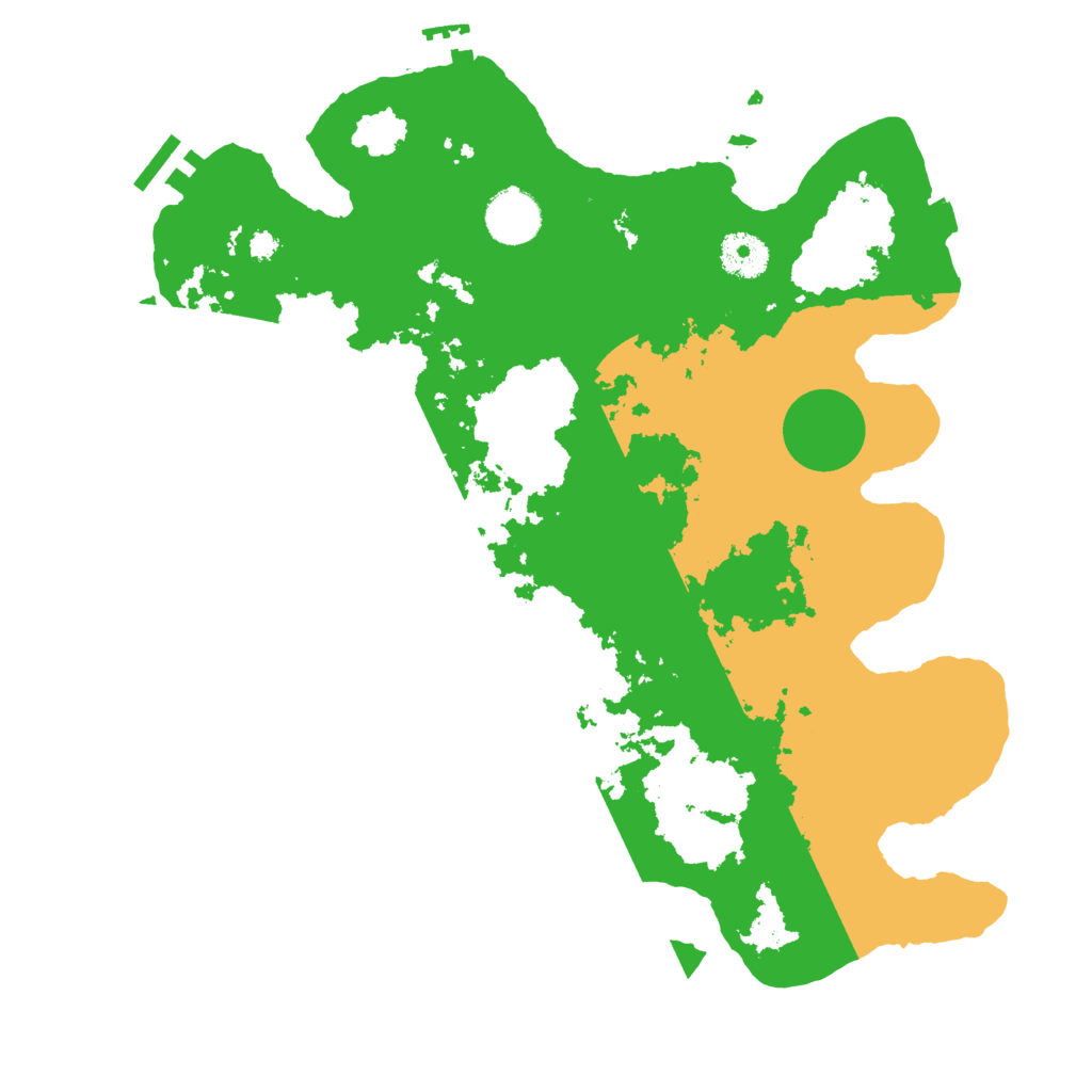 Biome Rust Map: Procedural Map, Size: 3500, Seed: 655219955