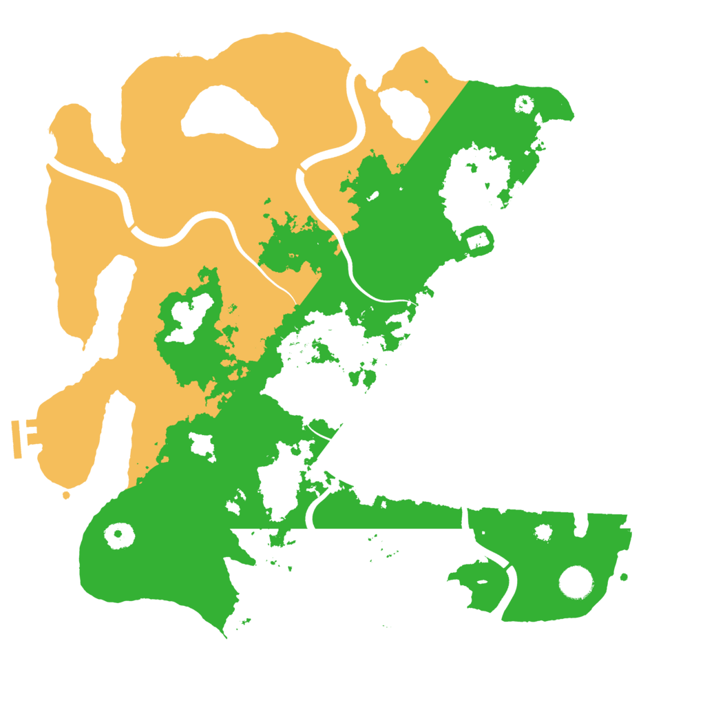 Biome Rust Map: Procedural Map, Size: 3750, Seed: 156948