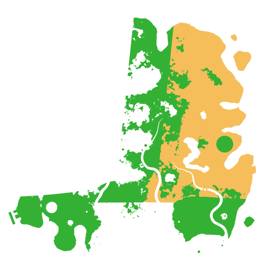 Biome Rust Map: Procedural Map, Size: 4250, Seed: 1736