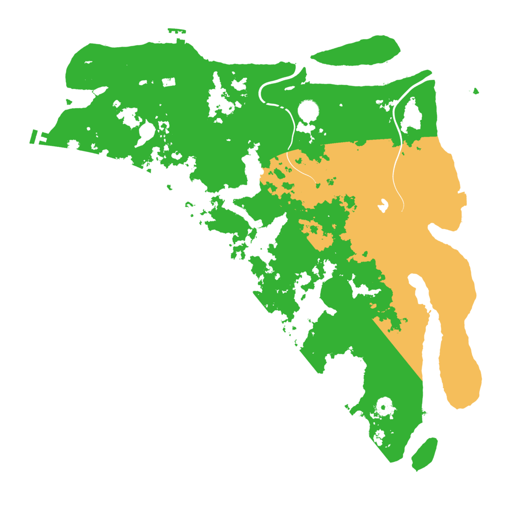 Biome Rust Map: Procedural Map, Size: 4250, Seed: 2063543354