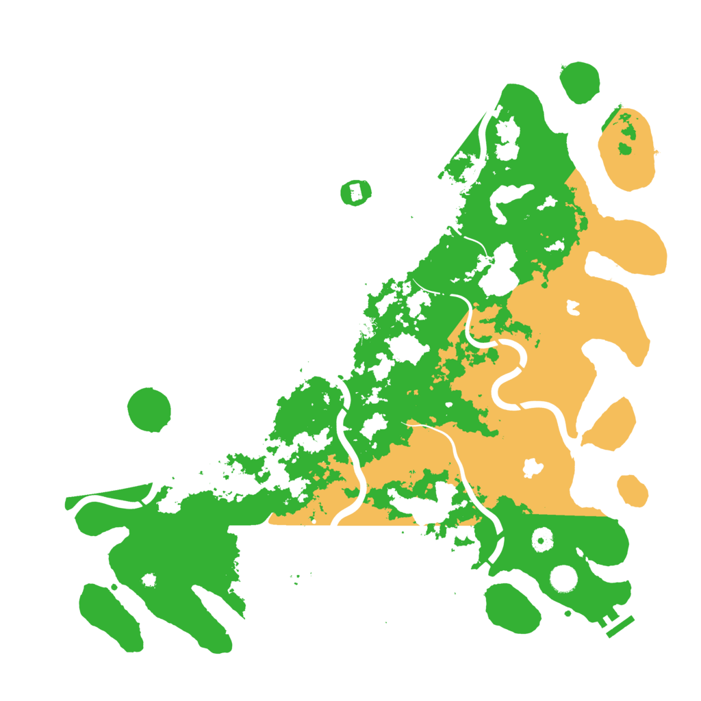 Biome Rust Map: Procedural Map, Size: 4500, Seed: 354105534