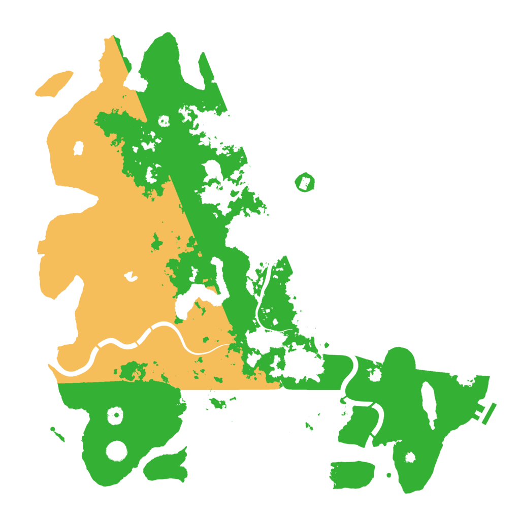 Biome Rust Map: Procedural Map, Size: 4500, Seed: 228402229