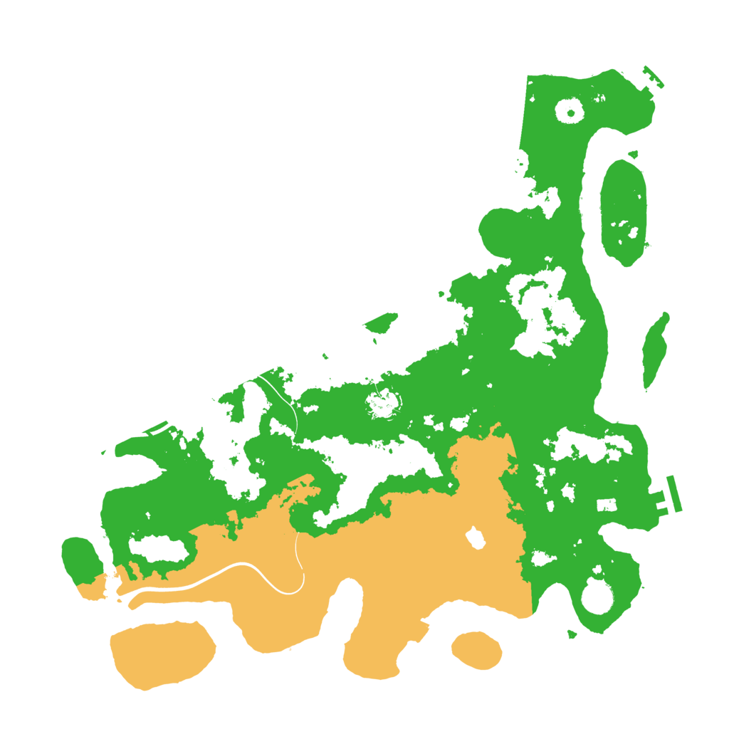 Biome Rust Map: Procedural Map, Size: 4000, Seed: 8462863