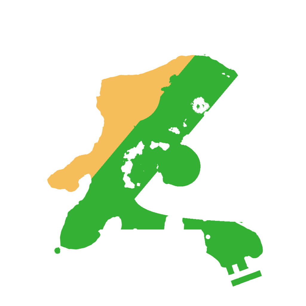 Biome Rust Map: Procedural Map, Size: 2000, Seed: 1165163179