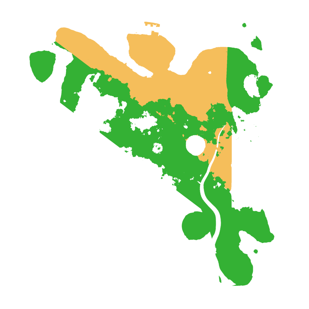 Biome Rust Map: Procedural Map, Size: 3000, Seed: 1318542924