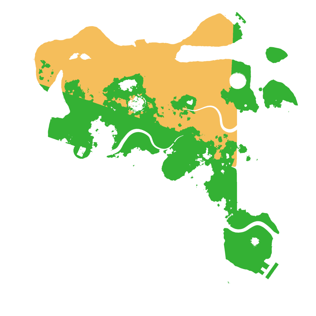 Biome Rust Map: Procedural Map, Size: 3500, Seed: 1553971387