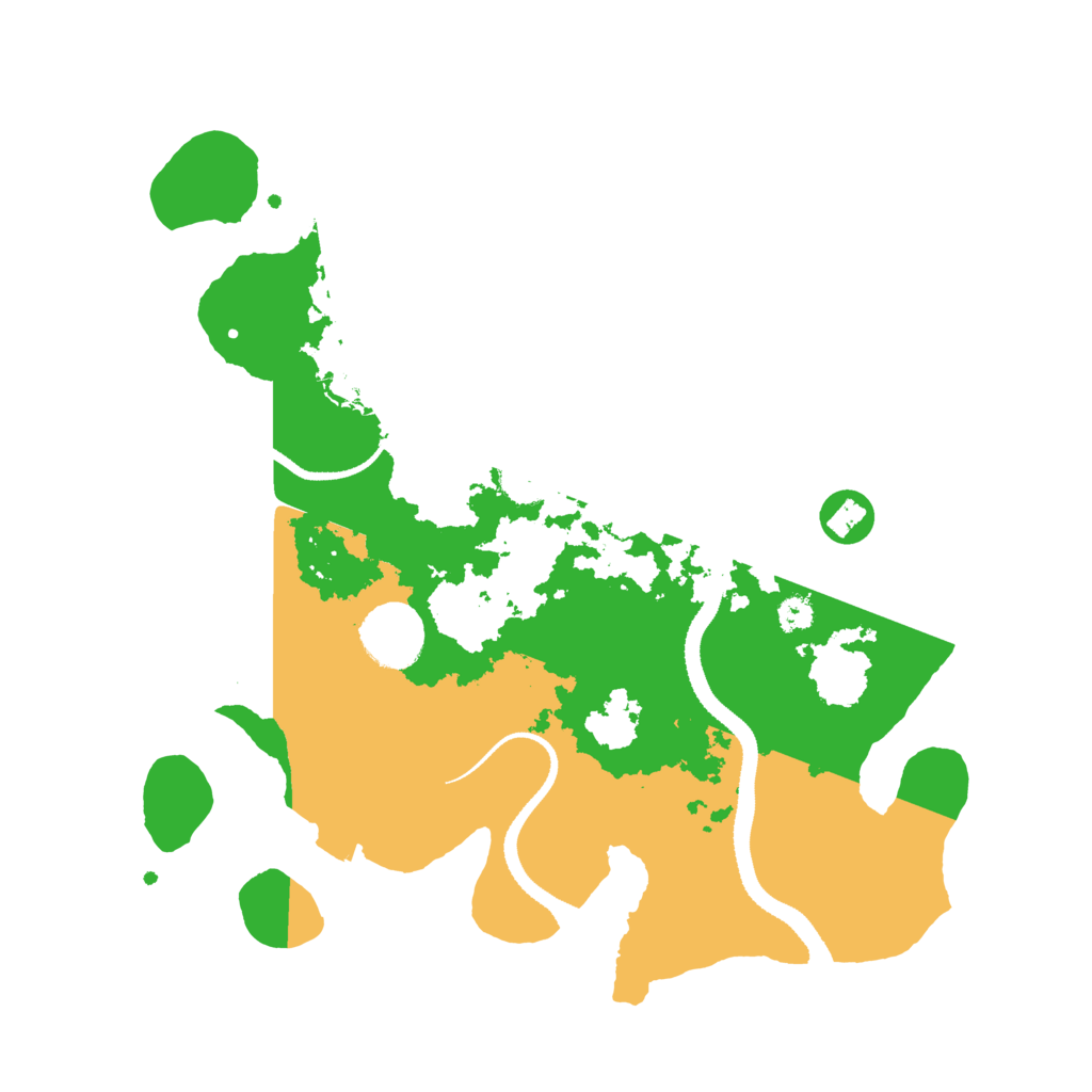 Biome Rust Map: Procedural Map, Size: 3200, Seed: 24606990