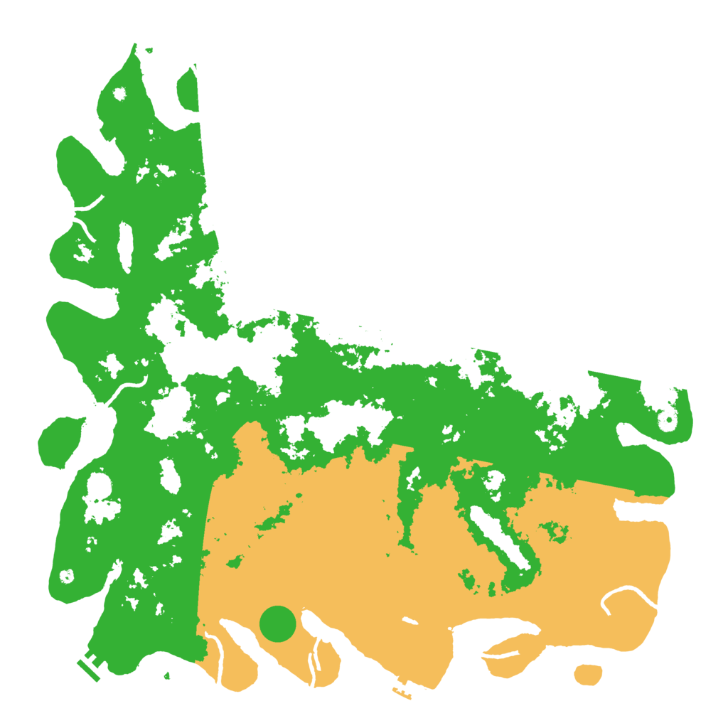 Biome Rust Map: Procedural Map, Size: 5250, Seed: 1430700191