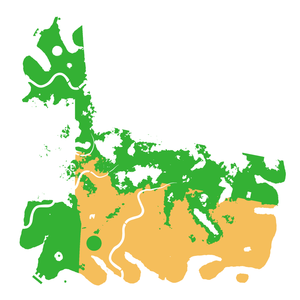 Biome Rust Map: Procedural Map, Size: 5250, Seed: 1430700191