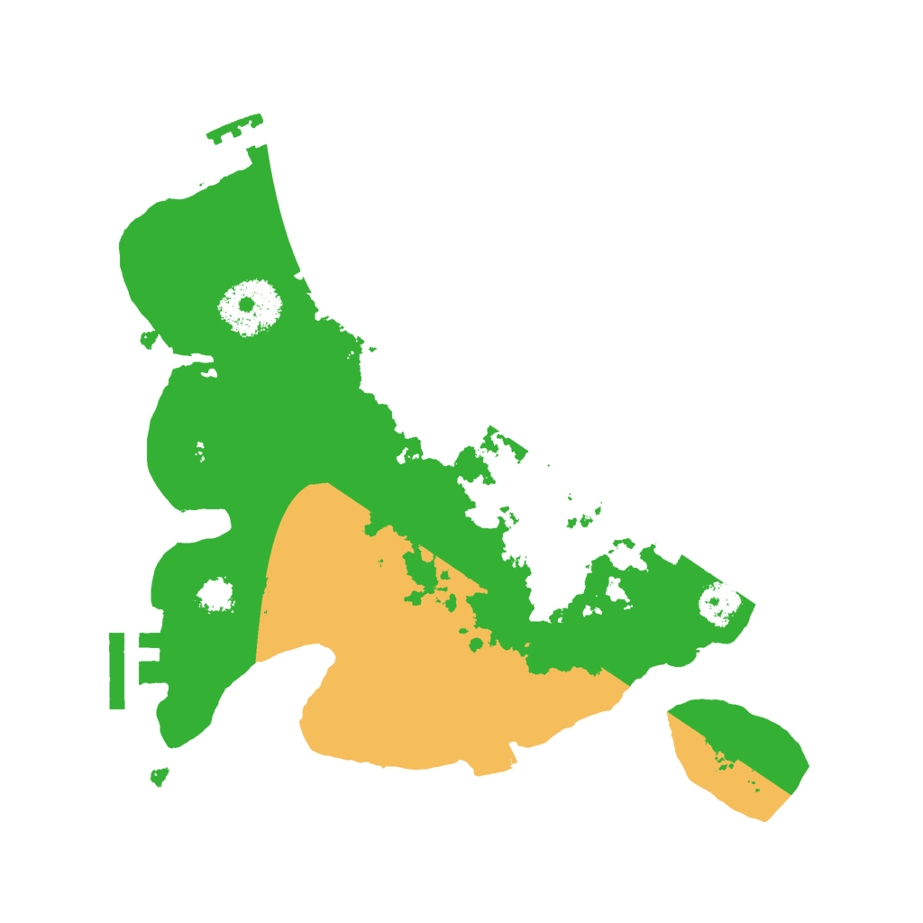 Biome Rust Map: Procedural Map, Size: 2425, Seed: 1326465086