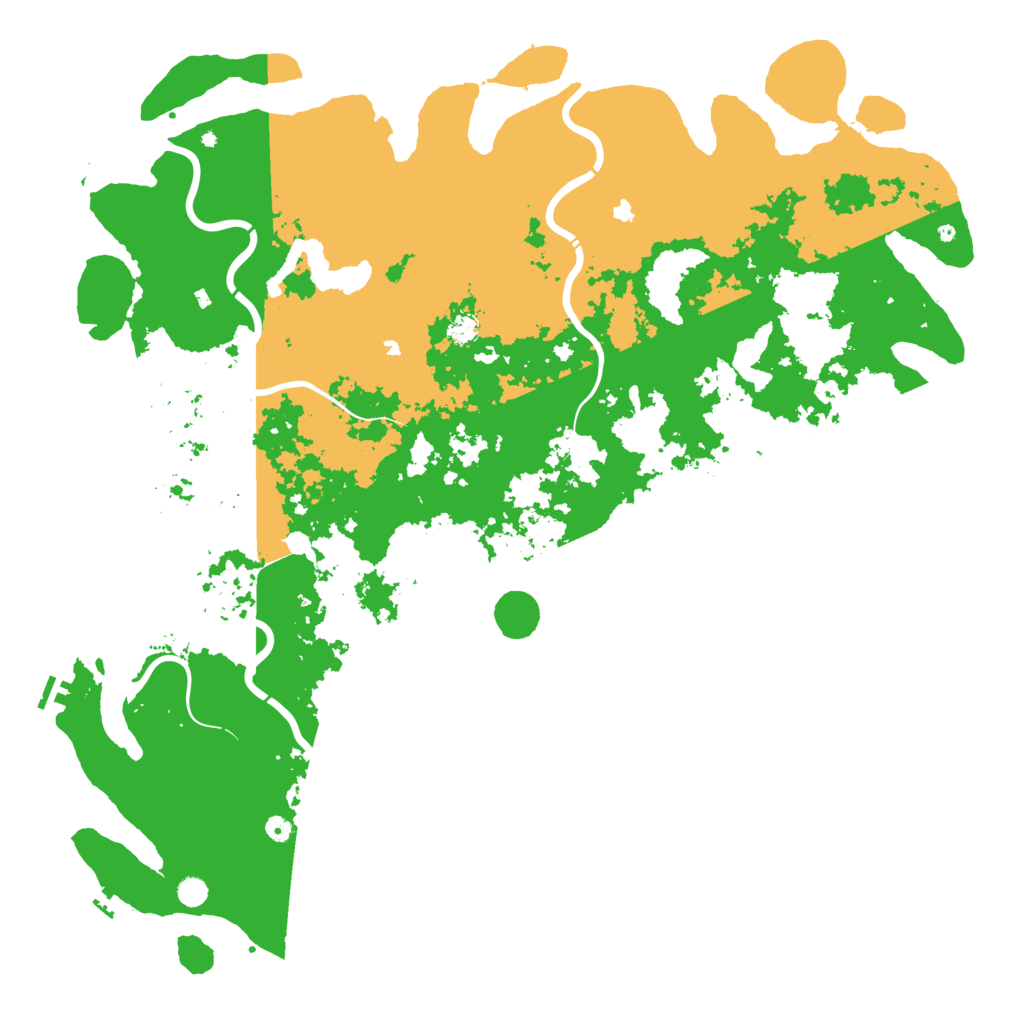 Biome Rust Map: Procedural Map, Size: 6000, Seed: 823704747