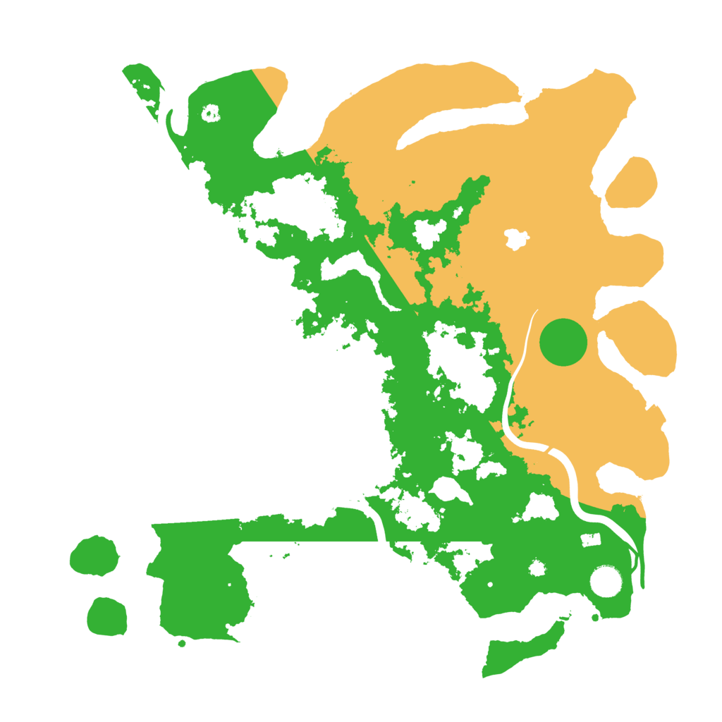 Biome Rust Map: Procedural Map, Size: 4000, Seed: 857405