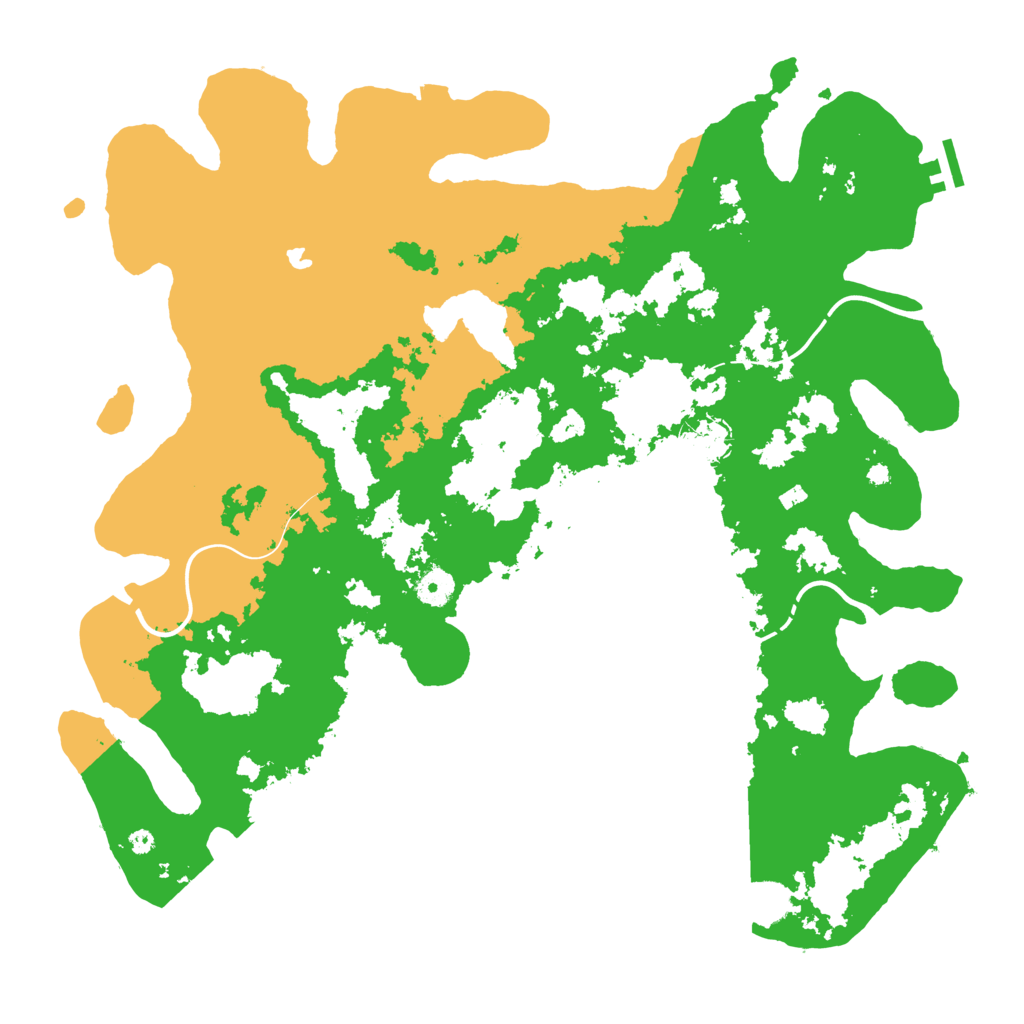 Biome Rust Map: Procedural Map, Size: 4250, Seed: 723031570