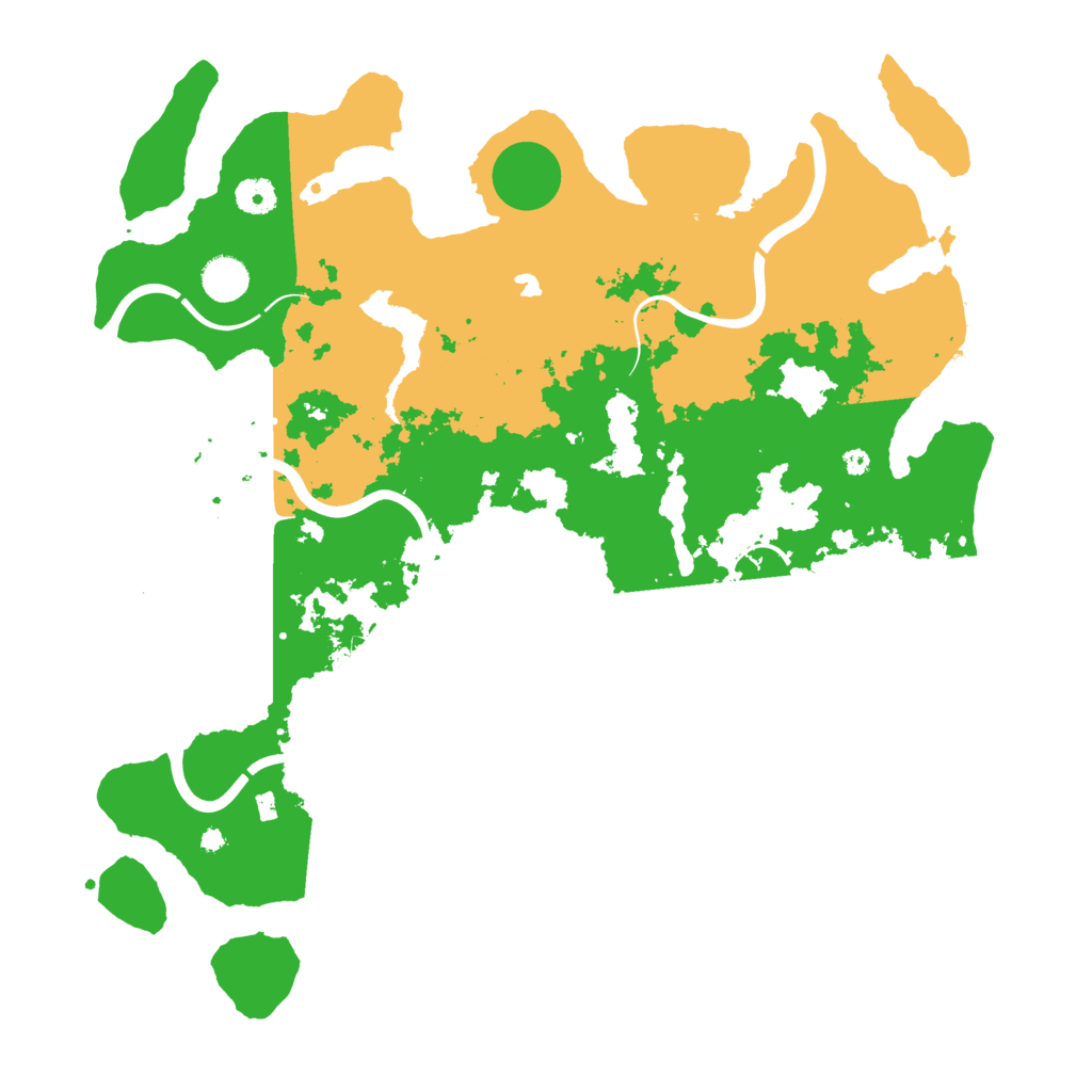 Biome Rust Map: Procedural Map, Size: 4200, Seed: 810624931