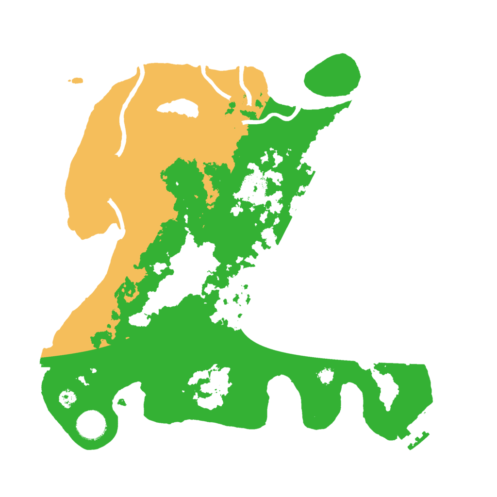 Biome Rust Map: Procedural Map, Size: 3000, Seed: 30007