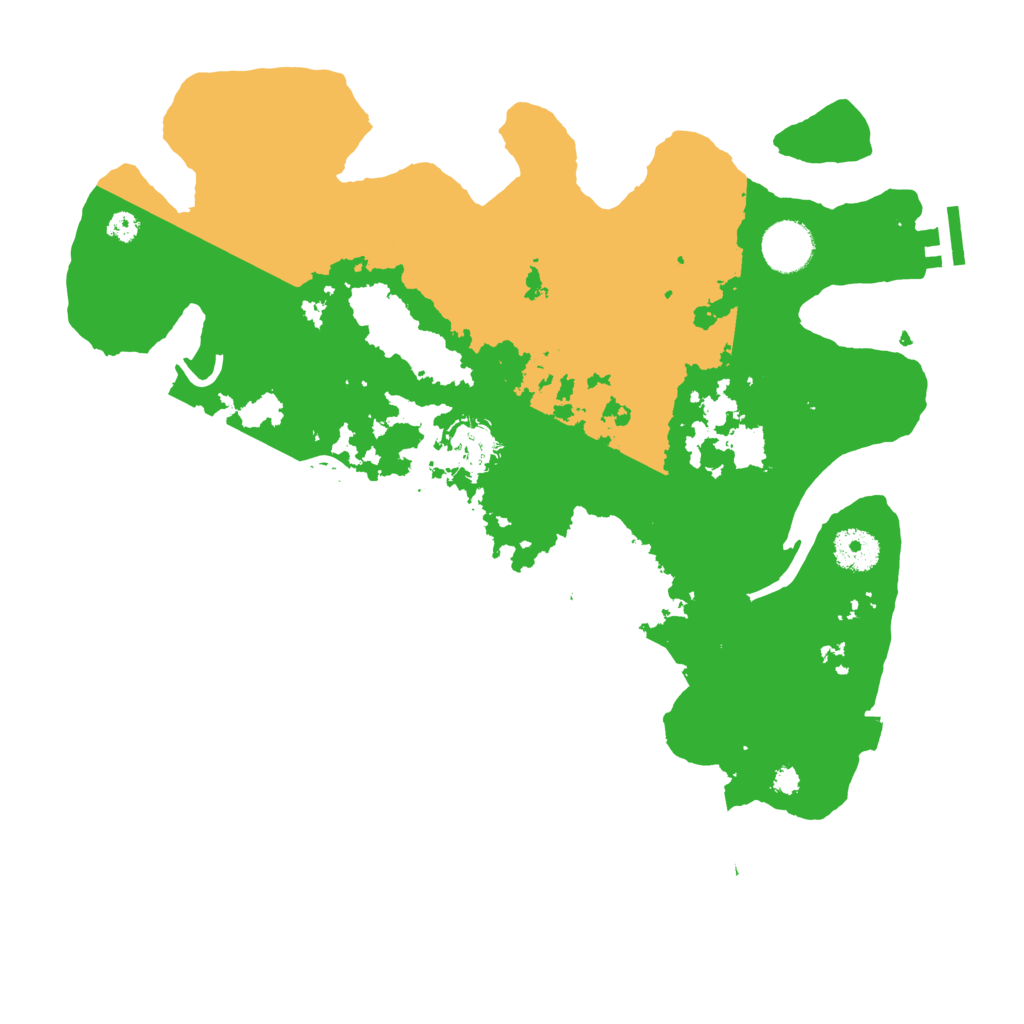 Biome Rust Map: Procedural Map, Size: 3500, Seed: 858462449