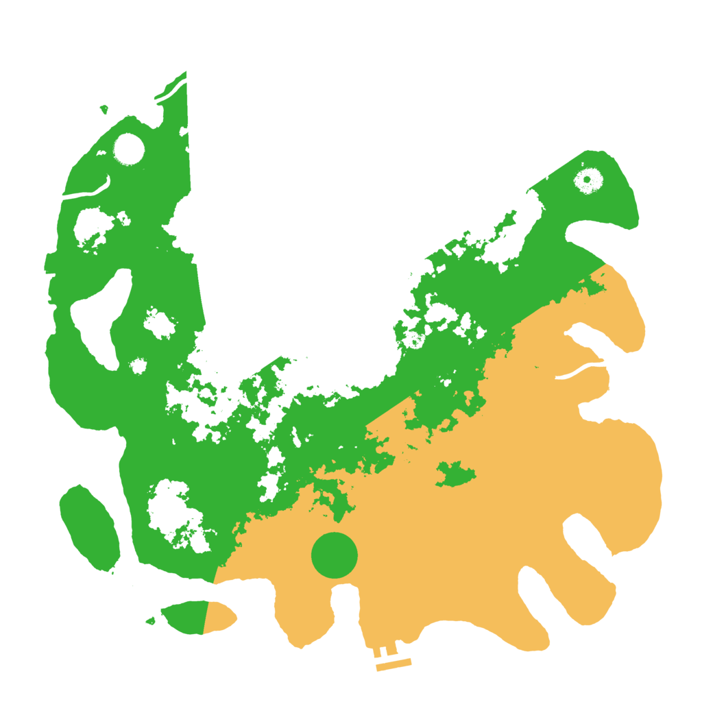 Biome Rust Map: Procedural Map, Size: 4000, Seed: 24698