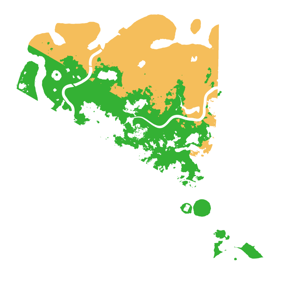 Biome Rust Map: Procedural Map, Size: 4500, Seed: 632458114