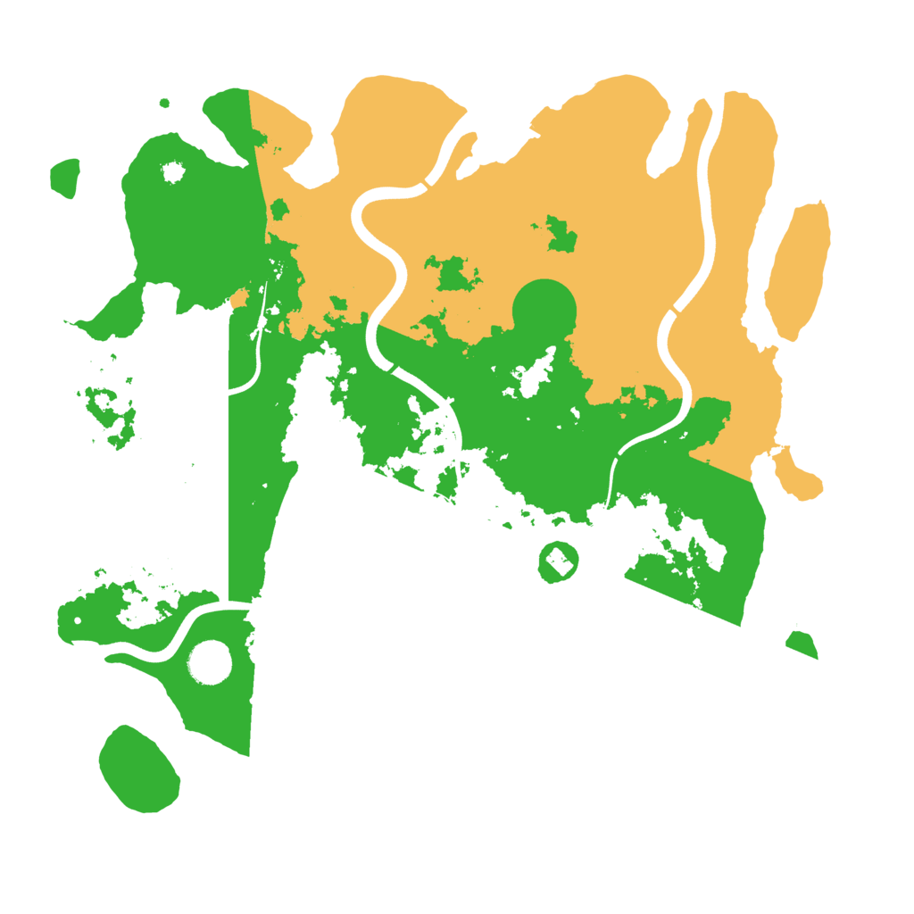 Biome Rust Map: Procedural Map, Size: 3750, Seed: 12782451