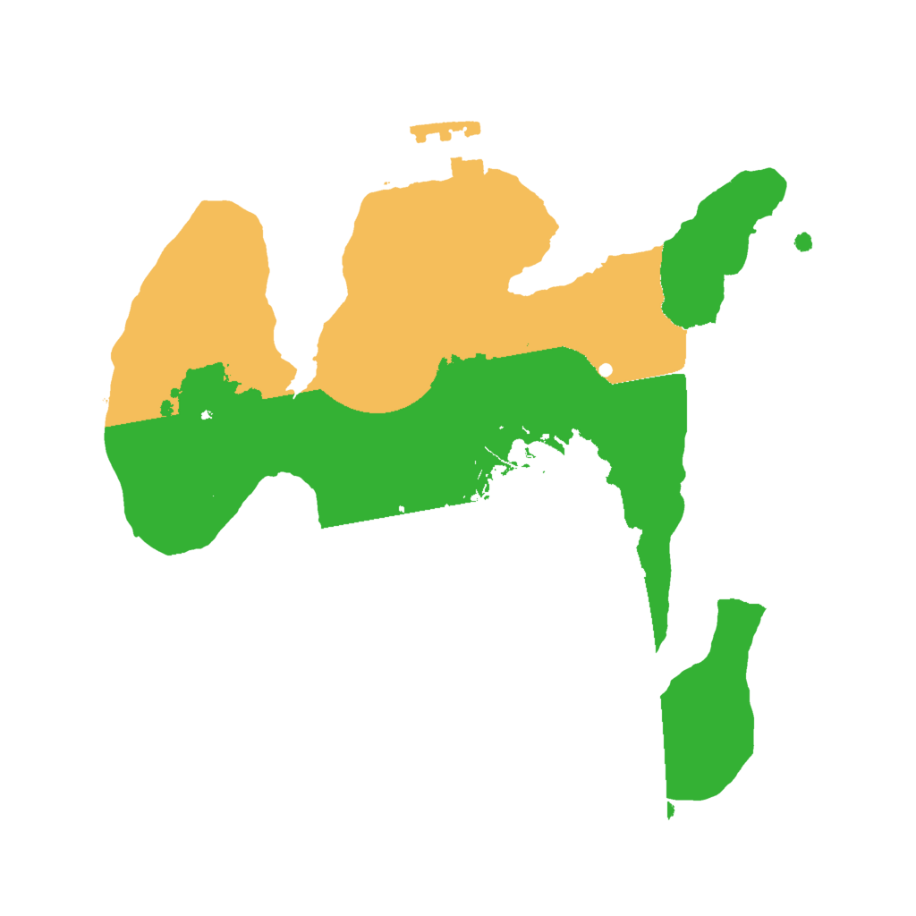 Biome Rust Map: Procedural Map, Size: 2000, Seed: 485785