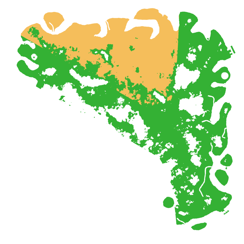 Biome Rust Map: Procedural Map, Size: 6000, Seed: 928371770