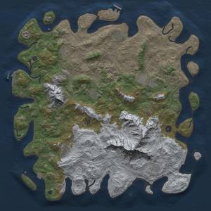 Thumbnail Rust Map: Procedural Map, Size: 5000, Seed: 2843178, 19 Monuments