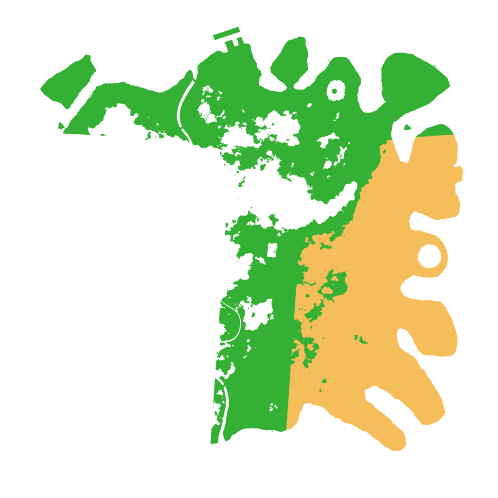 Biome Rust Map: Procedural Map, Size: 3750, Seed: 3423