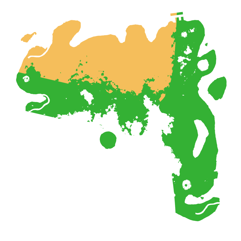 Biome Rust Map: Procedural Map, Size: 3900, Seed: 693540