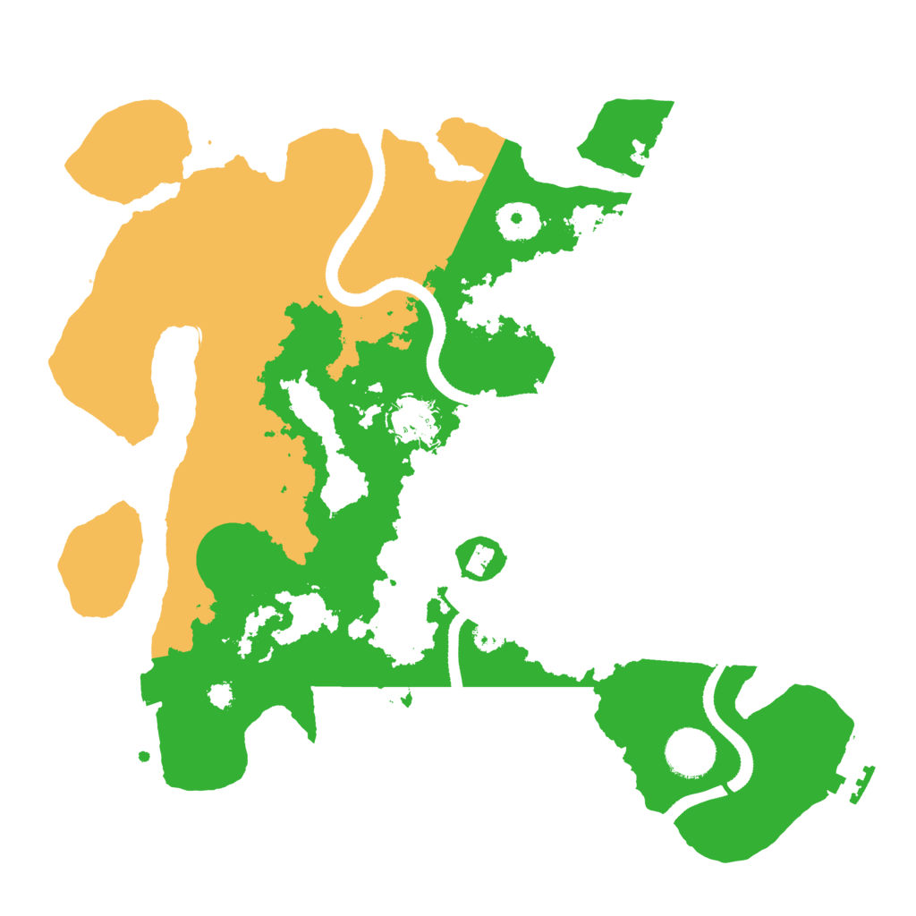 Biome Rust Map: Procedural Map, Size: 3300, Seed: 1332615533