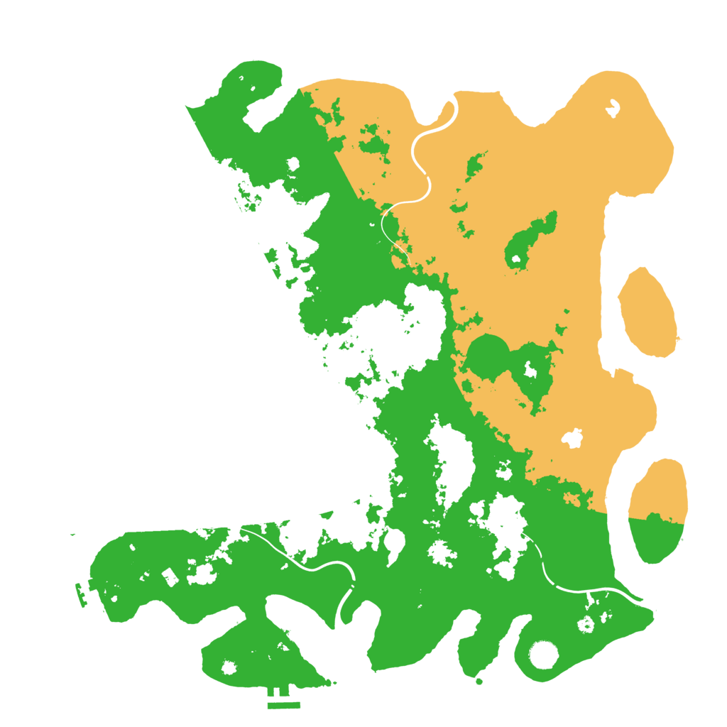 Biome Rust Map: Procedural Map, Size: 4500, Seed: 169123