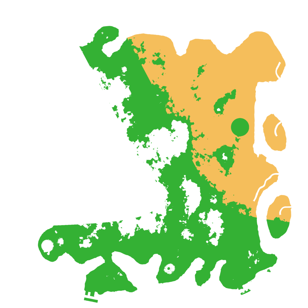 Biome Rust Map: Procedural Map, Size: 4500, Seed: 169123