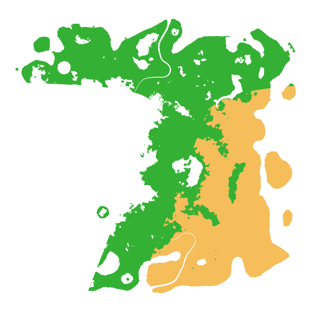 Biome Rust Map: Procedural Map, Size: 4250, Seed: 127285505