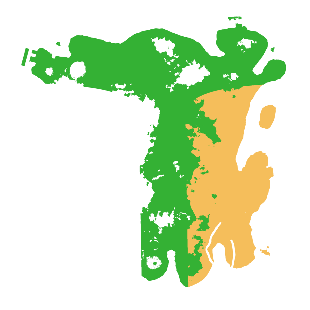 Biome Rust Map: Procedural Map, Size: 3500, Seed: 713713829