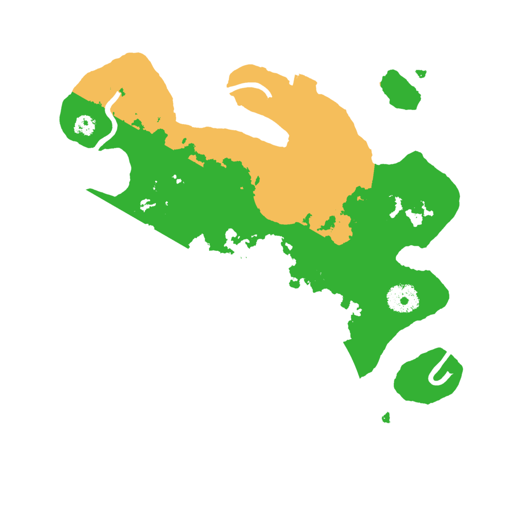 Biome Rust Map: Procedural Map, Size: 2600, Seed: 4250