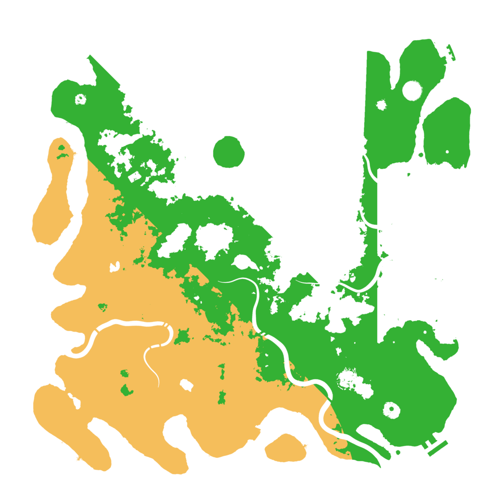 Biome Rust Map: Procedural Map, Size: 4500, Seed: 31950122