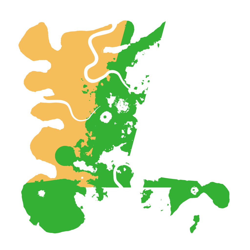 Biome Rust Map: Procedural Map, Size: 3300, Seed: 1215846655
