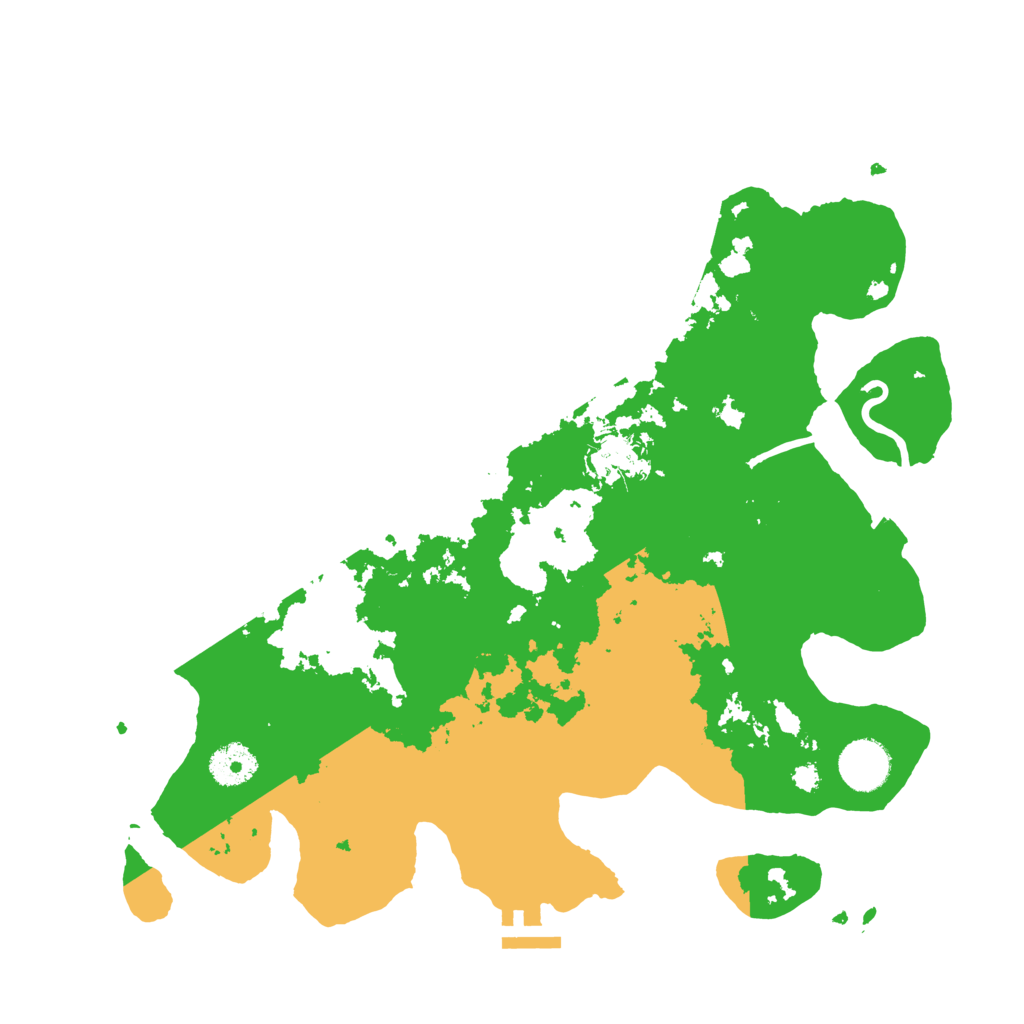 Biome Rust Map: Procedural Map, Size: 3500, Seed: 90343566