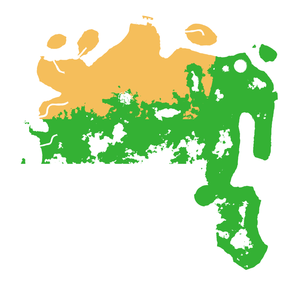 Biome Rust Map: Procedural Map, Size: 4100, Seed: 30000
