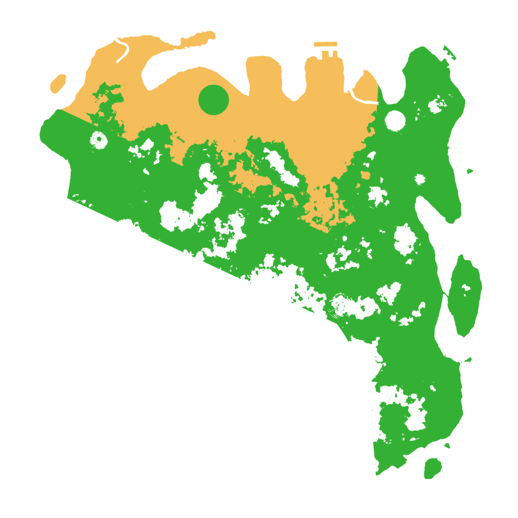 Biome Rust Map: Procedural Map, Size: 4500, Seed: 2004445409