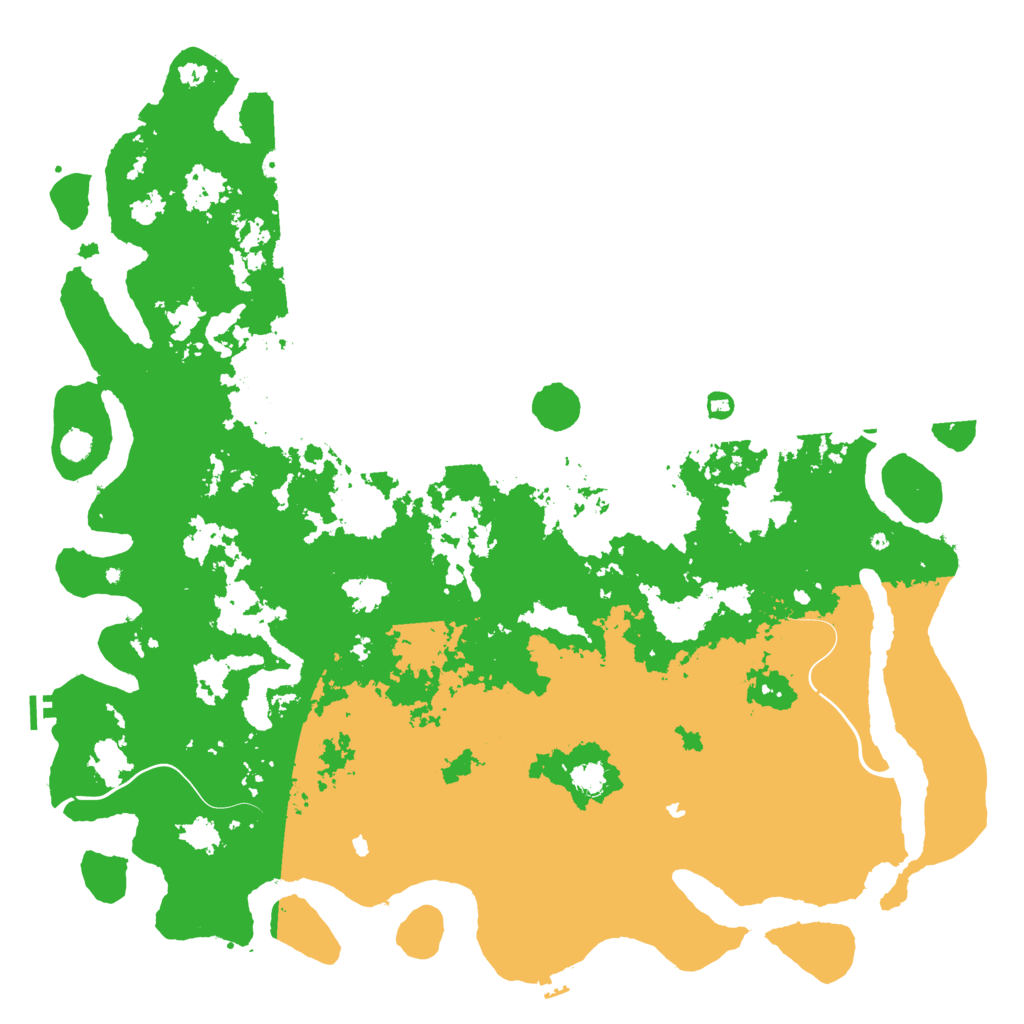 Biome Rust Map: Procedural Map, Size: 6000, Seed: 347900069