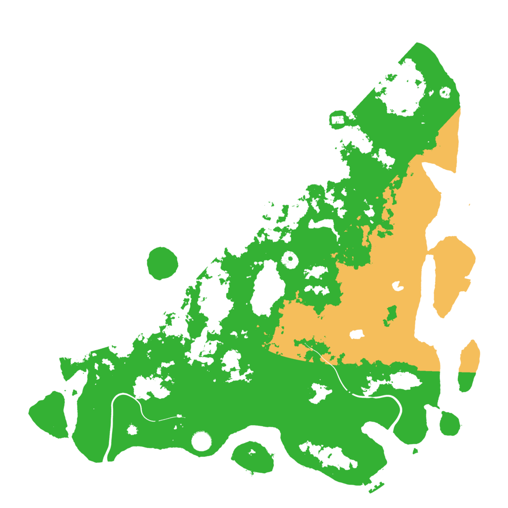 Biome Rust Map: Procedural Map, Size: 4500, Seed: 1086054928