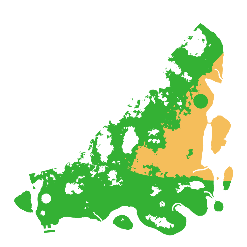 Biome Rust Map: Procedural Map, Size: 4500, Seed: 1086054928