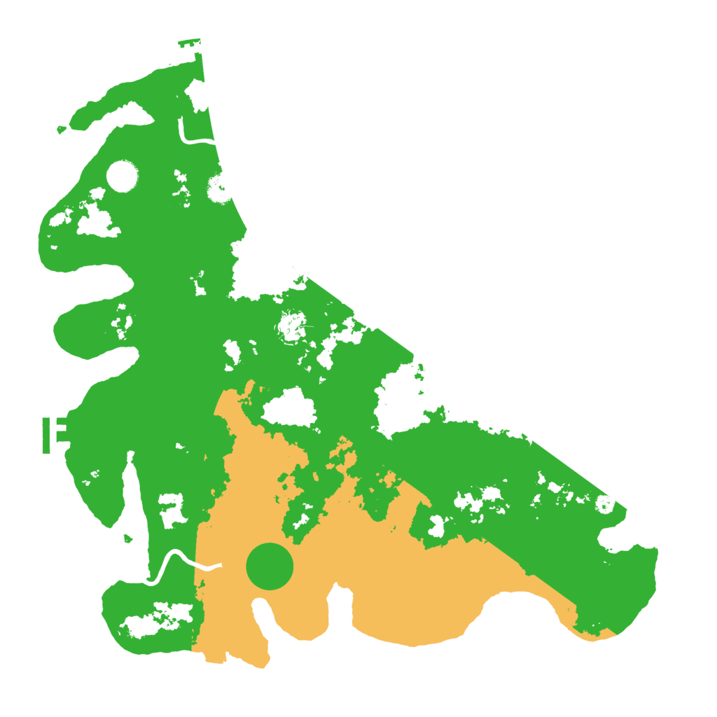 Biome Rust Map: Procedural Map, Size: 4000, Seed: 1234589