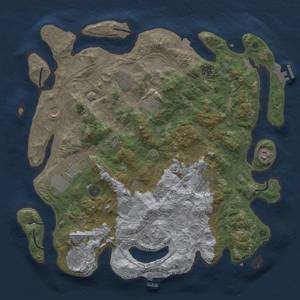 Thumbnail Rust Map: Procedural Map, Size: 4250, Seed: 1572105451, 19 Monuments