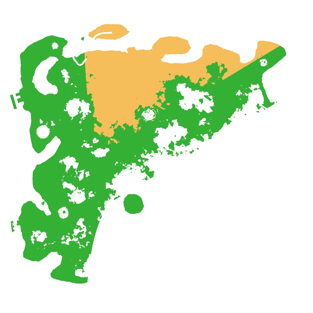 Biome Rust Map: Procedural Map, Size: 4300, Seed: 75424437