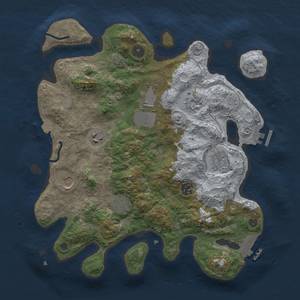 Thumbnail Rust Map: Procedural Map, Size: 3600, Seed: 226, 15 Monuments