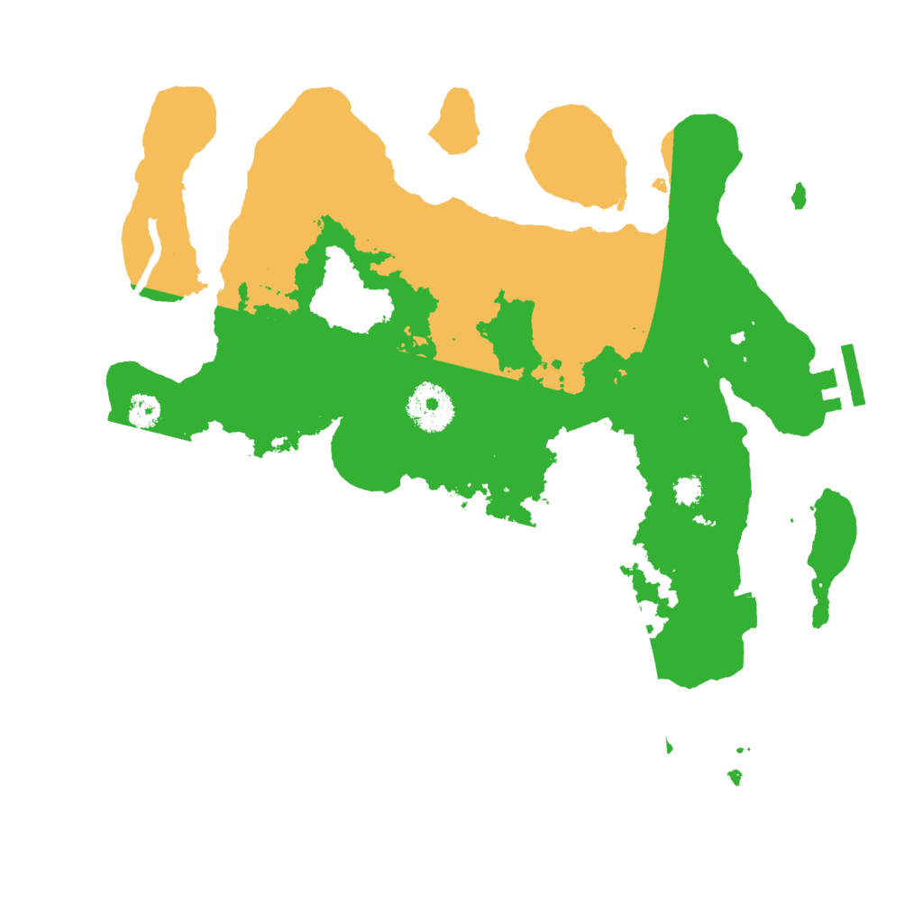 Biome Rust Map: Procedural Map, Size: 3000, Seed: 12291