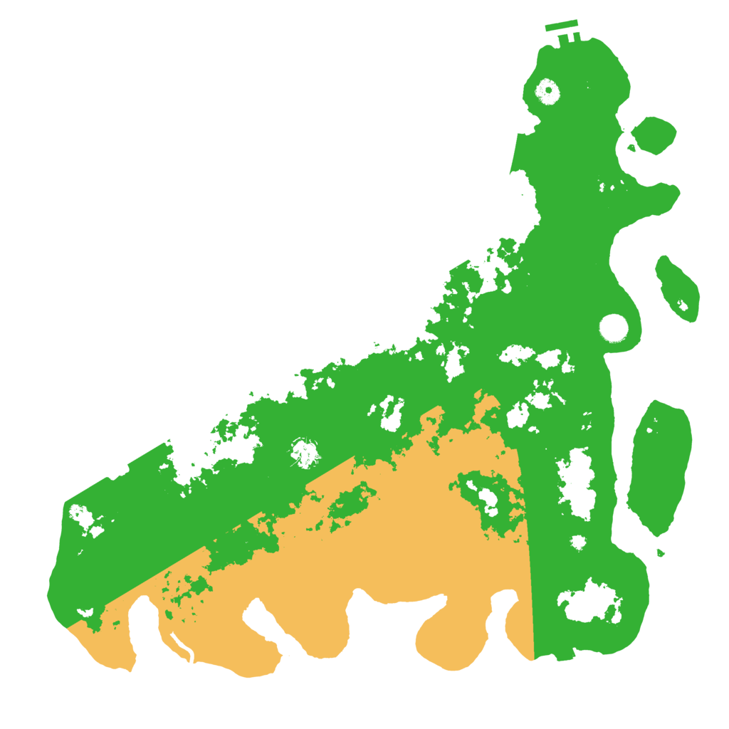 Biome Rust Map: Procedural Map, Size: 4500, Seed: 1728976575