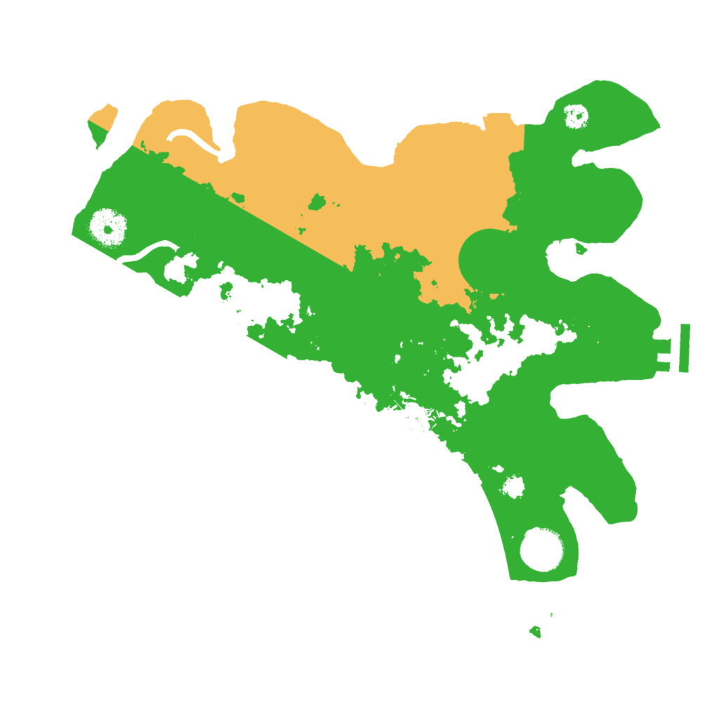 Biome Rust Map: Procedural Map, Size: 3000, Seed: 4250