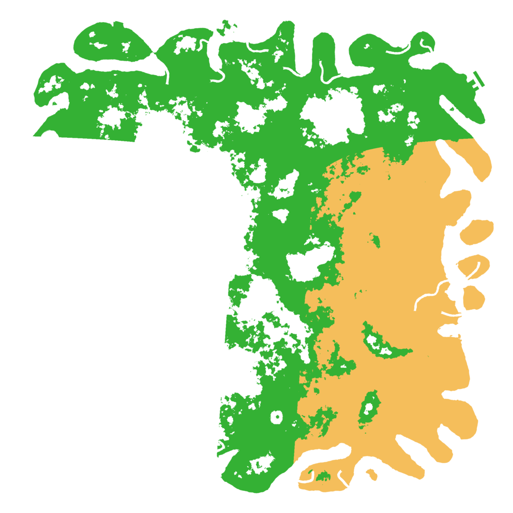 Biome Rust Map: Procedural Map, Size: 6000, Seed: 101410725